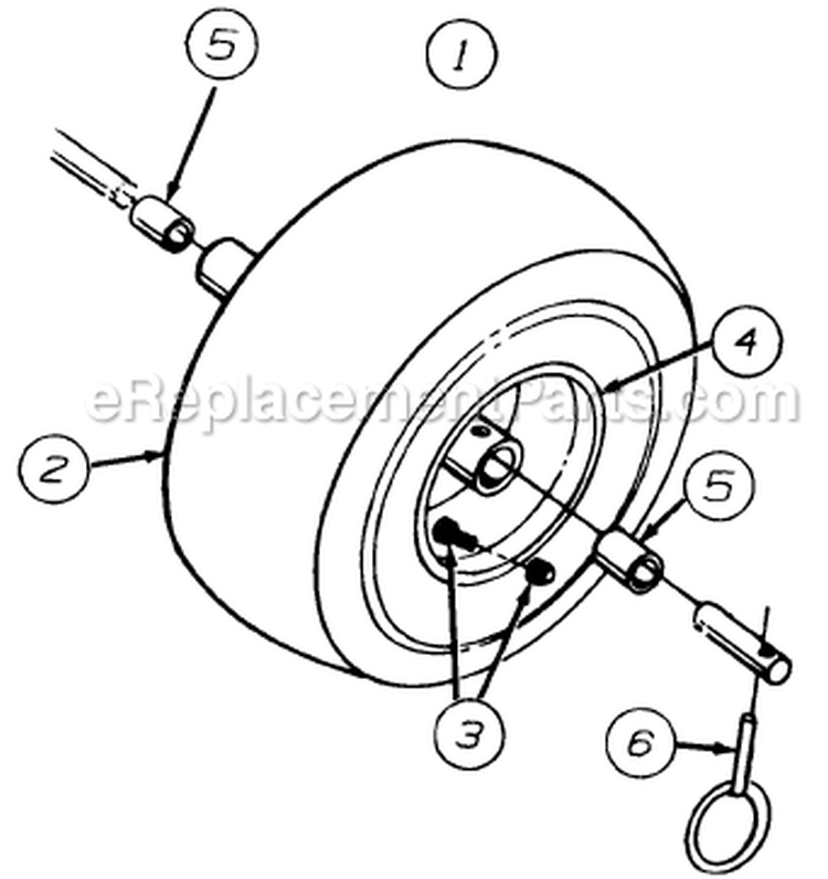 Page F Diagram and Parts List for 316E641E205 1996 MTD Snow Blower
