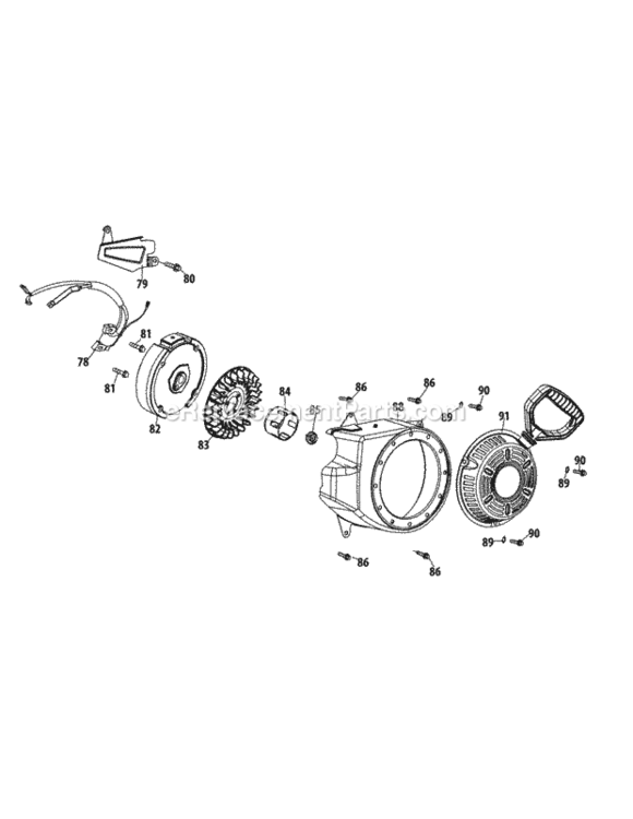 Page E Diagram and Parts List for 31A-32AD706 2012 MTD Snow Blower