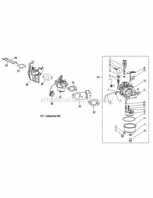 Page A Diagram and Parts List for 31A-32AD706 2013 MTD Snow Blower