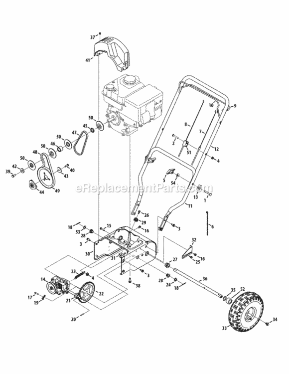 Page I Diagram and Parts List for 31A-32AD706 2013 MTD Snow Blower