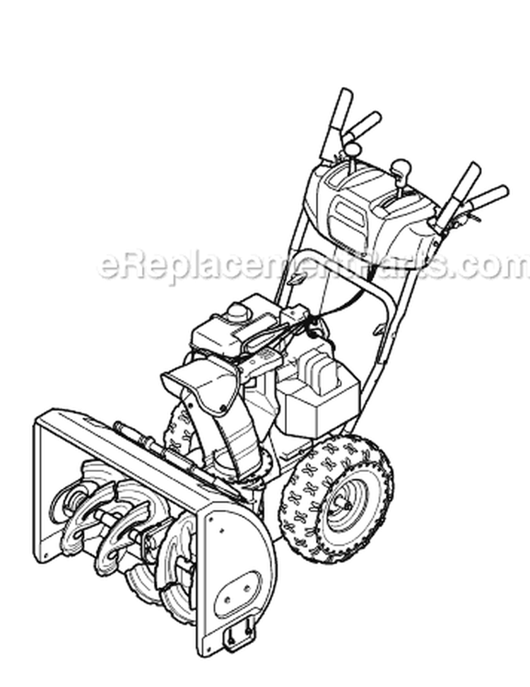 Page D Diagram and Parts List for 31AE5KLF795 2007 MTD Snow Blower