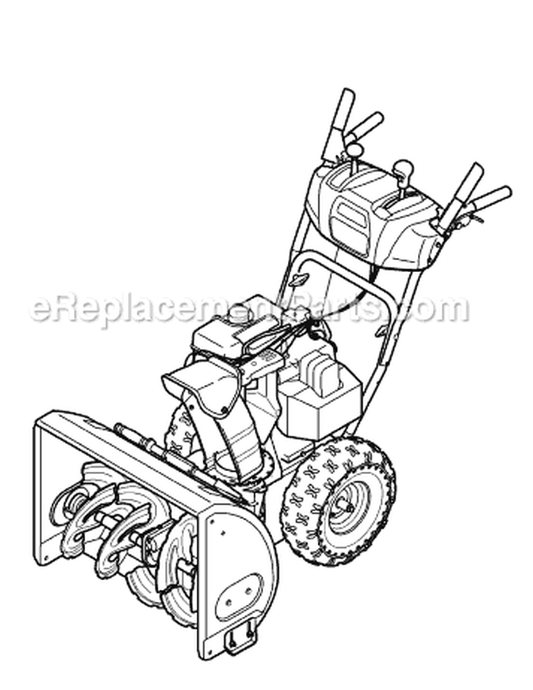 Page D Diagram and Parts List for 31AE5MLH000 2007 MTD Snow Blower