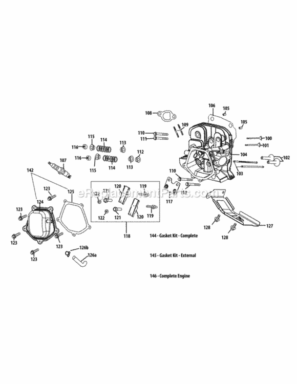 Page C Diagram and Parts List for 31AH55LH704 2012 MTD Snow Blower