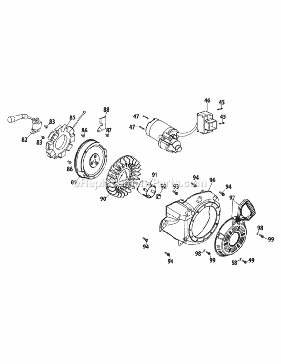 Page F Diagram and Parts List for 31AH64FG795 2014 MTD Snow Blower
