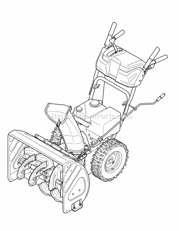Quick_Reference Diagram and Parts List for 31AM62EE706 2009 MTD Snow Blower