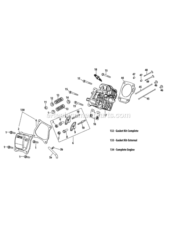 Page C Diagram and Parts List for 31AM63FF706 2012 MTD Snow Blower