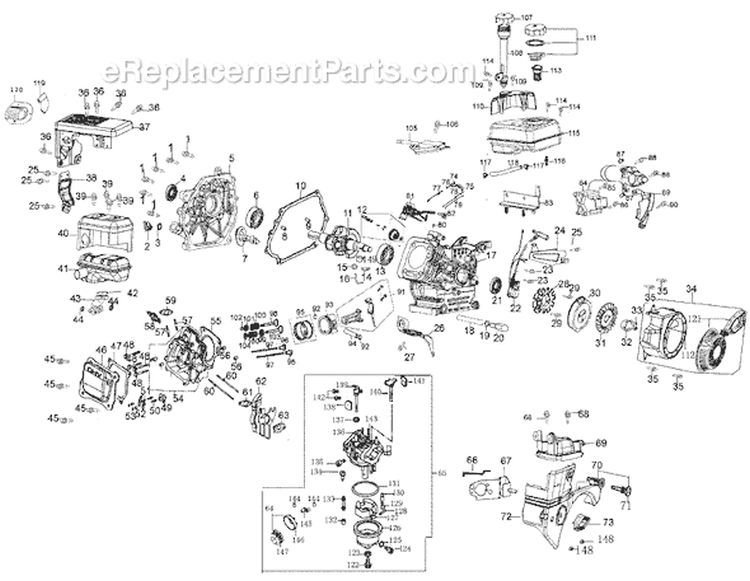 Page C Diagram and Parts List for 31AM63LF098 2008 MTD Snow Blower