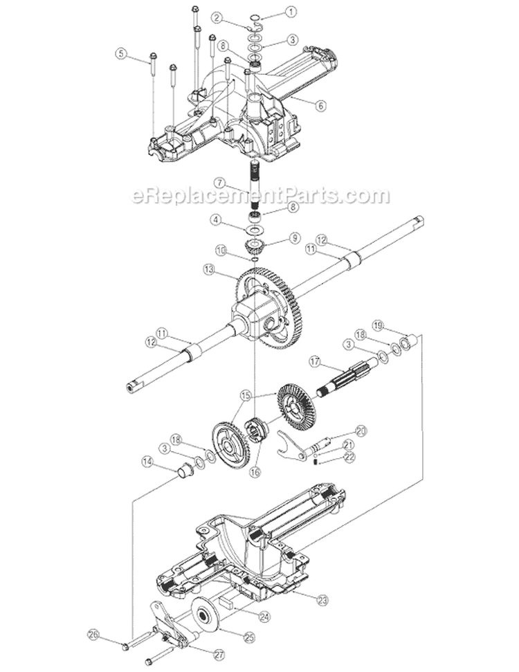 Page H Diagram and Parts List for 31AT605H000 2006 MTD Lawn Tractor