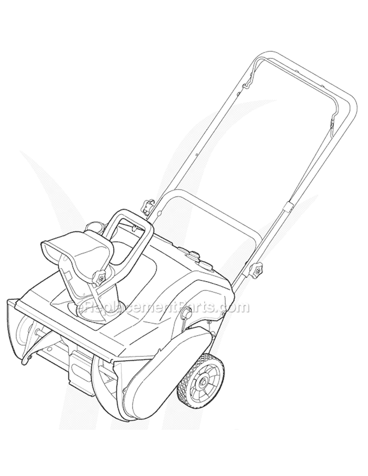 Quick Reference 240 Diagram and Parts List for 31A-240-800 2007 MTD Snow Blower