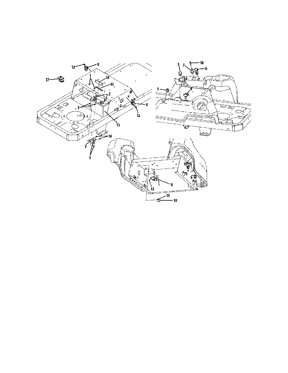 Electrical Diagram and Parts List for 17AC2ACG055  MTD Lawn Mower