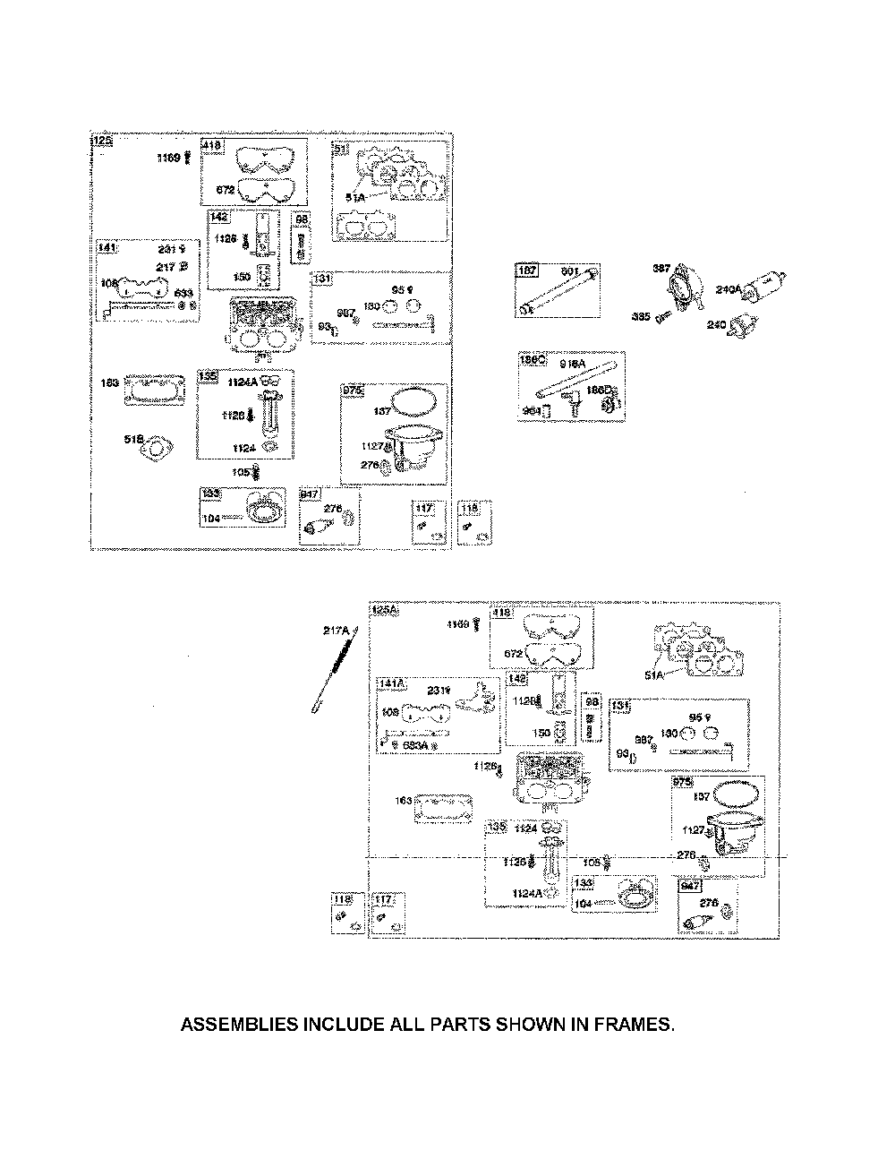 Carburetor/fuel supply Diagram and Parts List for 17BKCACS099  MTD Lawn Mower