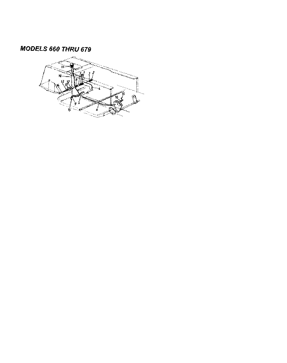 Shift lever support Diagram and Parts List for 13AQ675G062  MTD Lawn Tractor