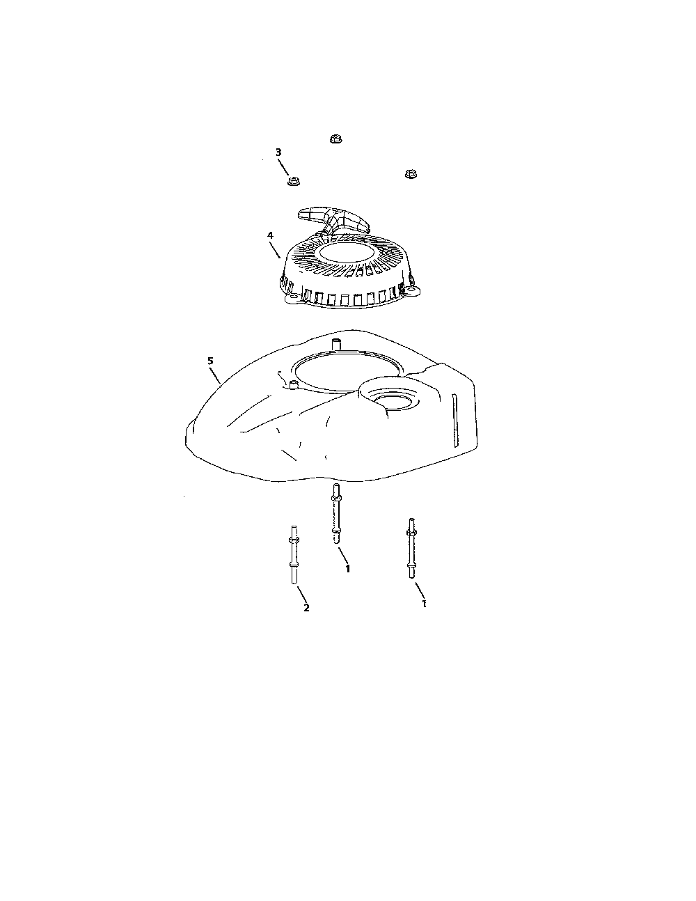 880-010531 starter Diagram and Parts List for 11A-B2SD799  MTD Lawn Mower