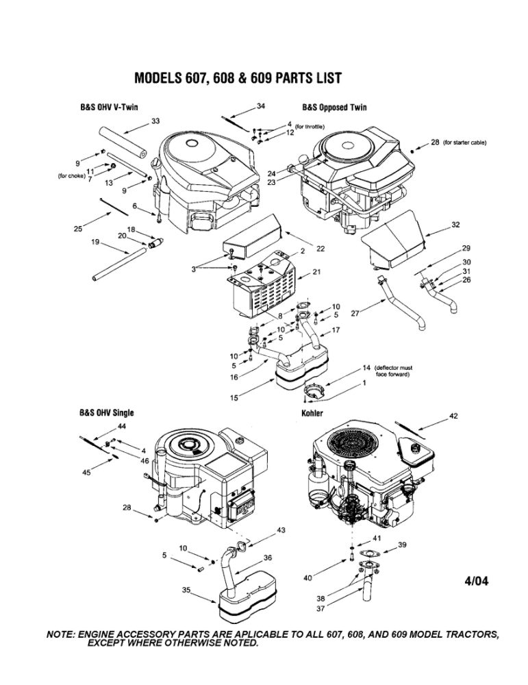 Fuel Line Hose/Oil Drain/Exhaust Diagram and Parts List for 608  MTD Lawn Tractor