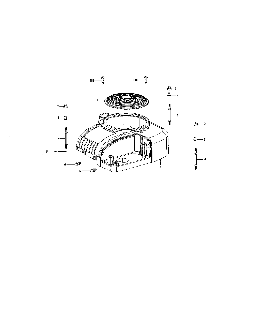 Air shield/debris shield Diagram and Parts List for 131278XS099  MTD Lawn Tractor
