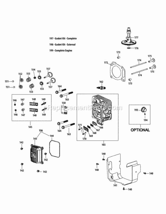 4P90Ju_Cylinder_Head Diagram and Parts List for 4P90JU  MTD Engine