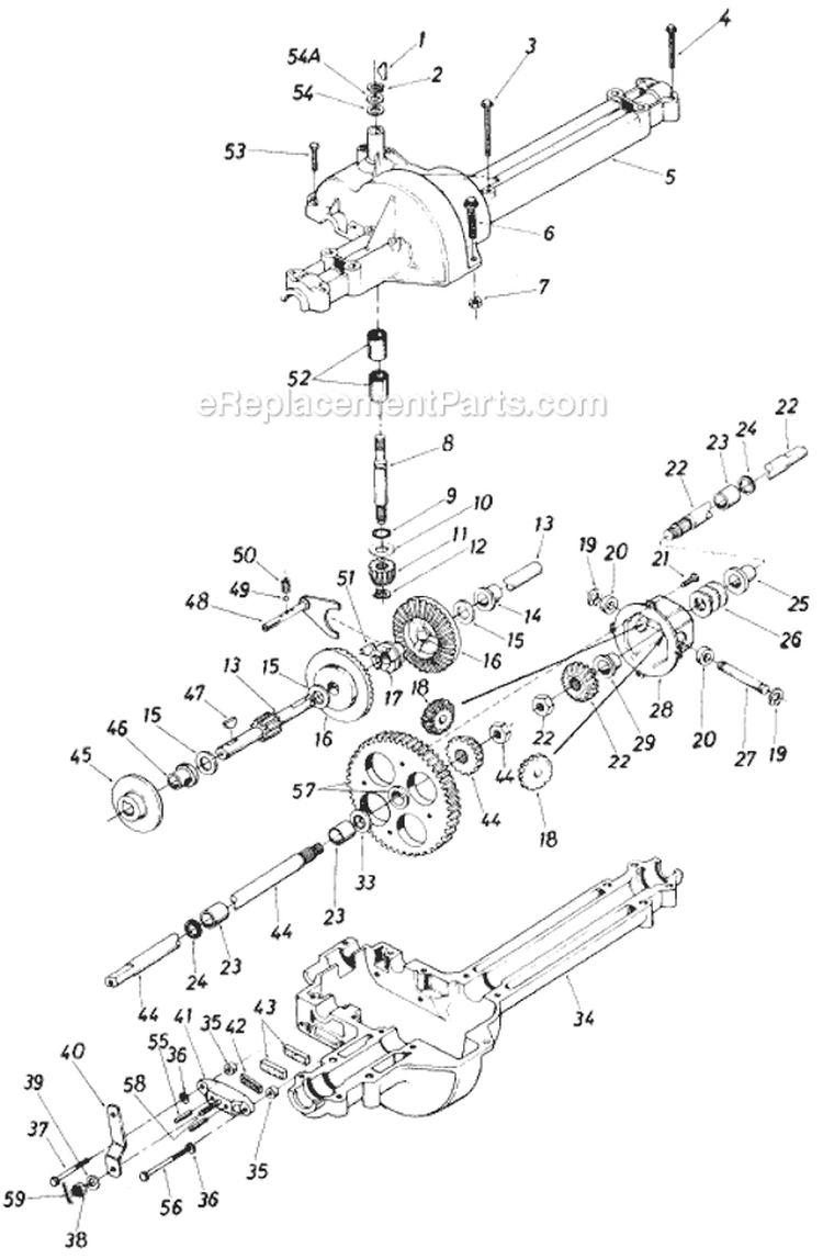 Page F Diagram and Parts List for 504-050 1987 MTD Lawn Tractor