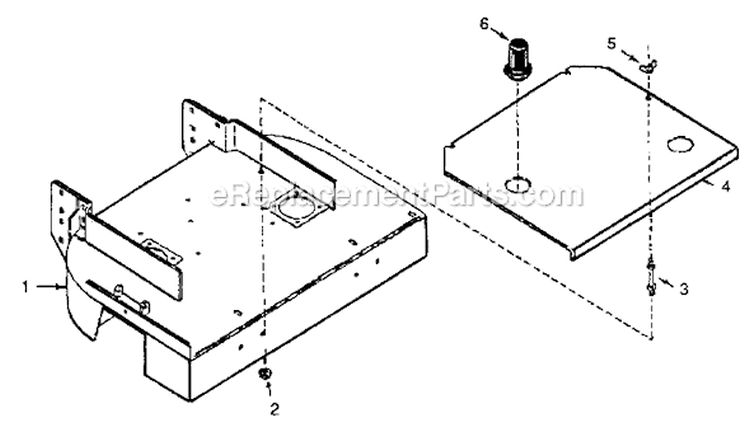 Page B Diagram and Parts List for 511-059M400 1991 MTD Lawn Mower