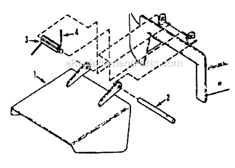 Page F Diagram and Parts List for 511-059M400 1991 MTD Lawn Mower