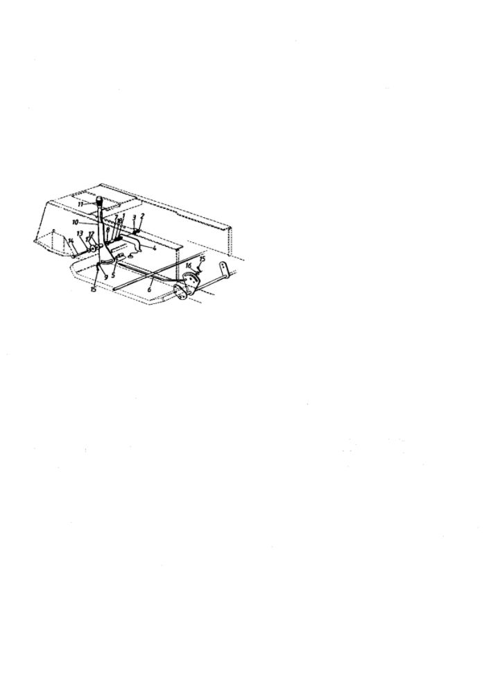 Shift Diagram and Parts List for 679  MTD Lawn Tractor