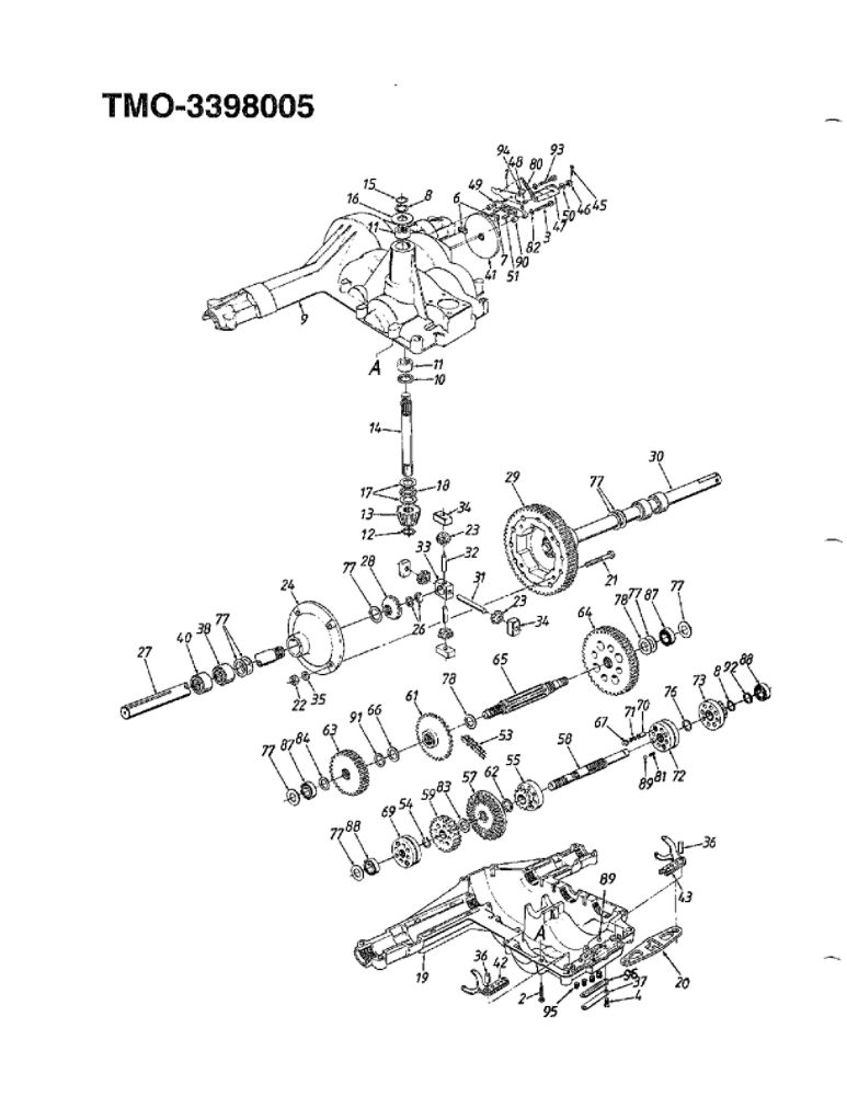 18 Hp 46-Inch Garden Tractor 3 Diagram and Parts List for 3398005  MTD Lawn Tractor