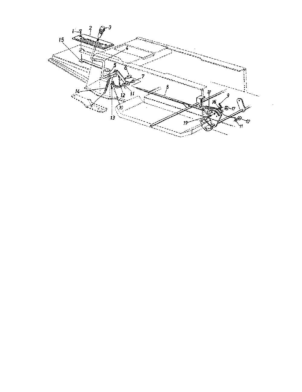 Shift knob/speed selector cam Diagram and Parts List for 33931A  MTD Lawn Tractor