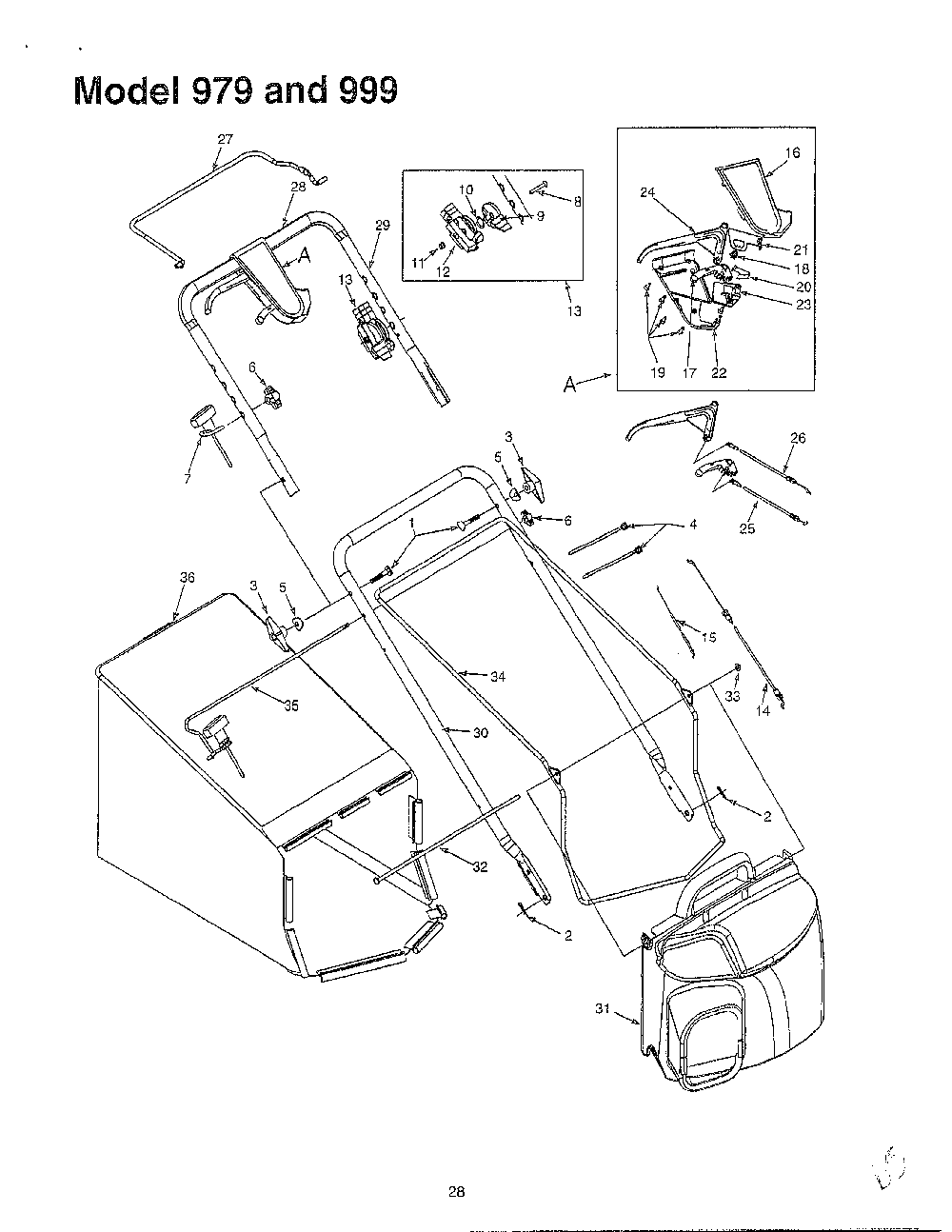 Lawn mower Diagram and Parts List for SKU3745407  MTD Lawn Mower