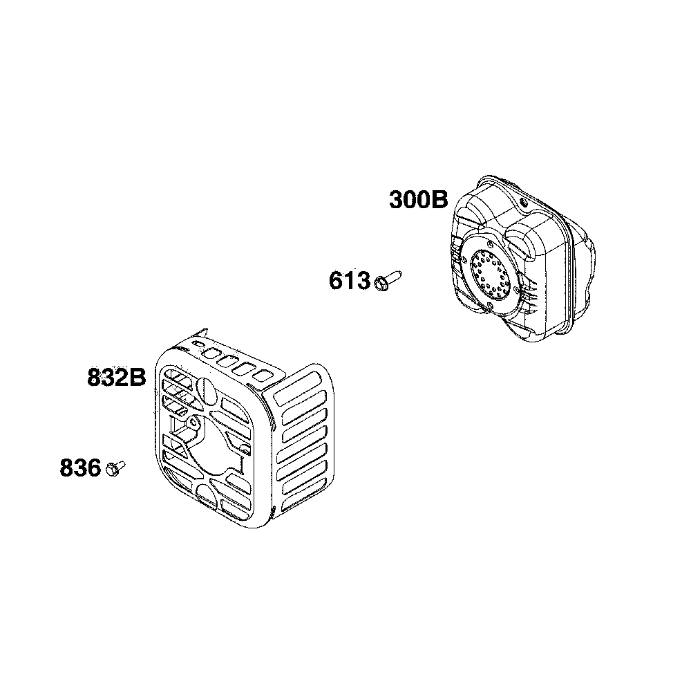 Exhaust Diagram and Parts List for 12A-A15W793  MTD Lawn Mower
