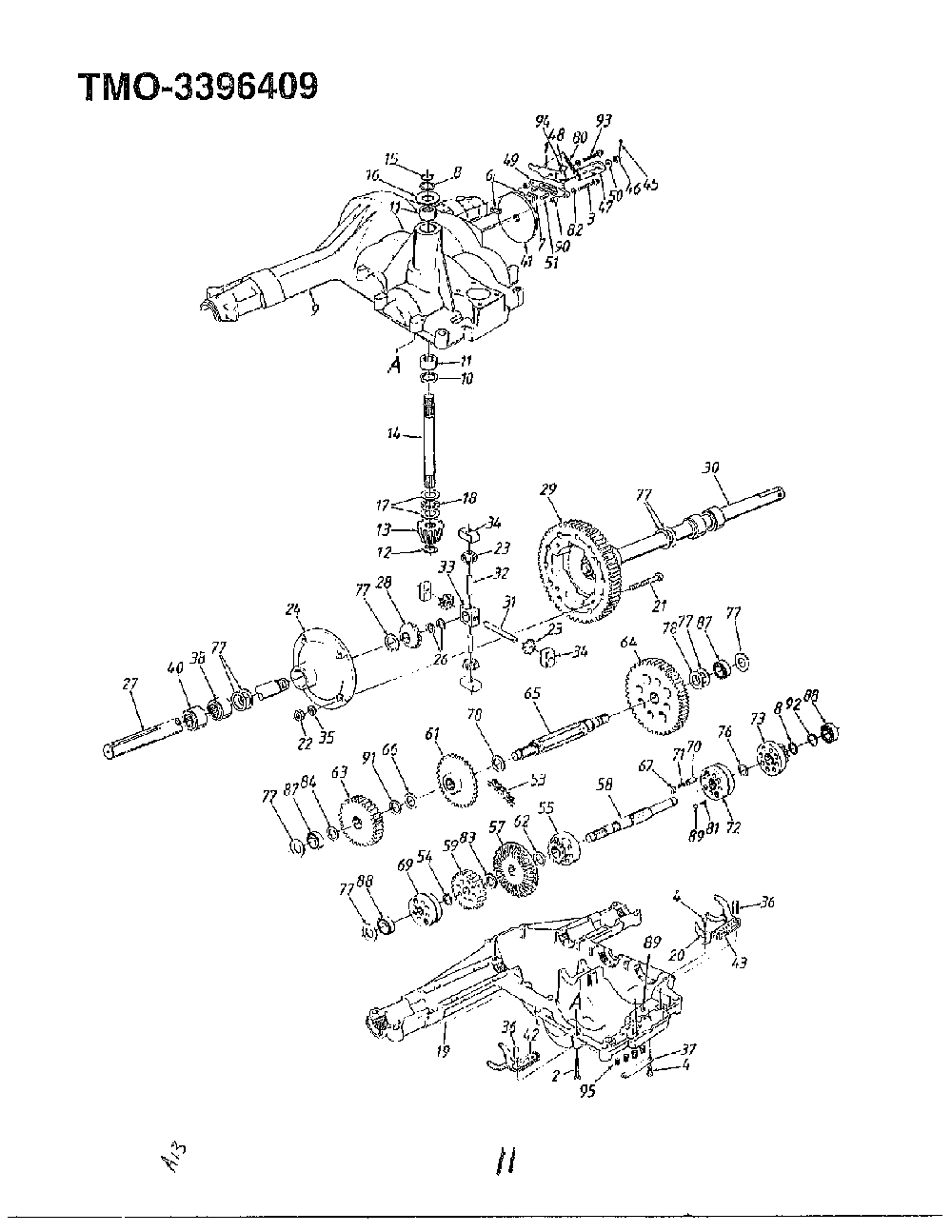 46" 18hp garden tractor page 10 Diagram and Parts List for 3396409  MTD Lawn Tractor