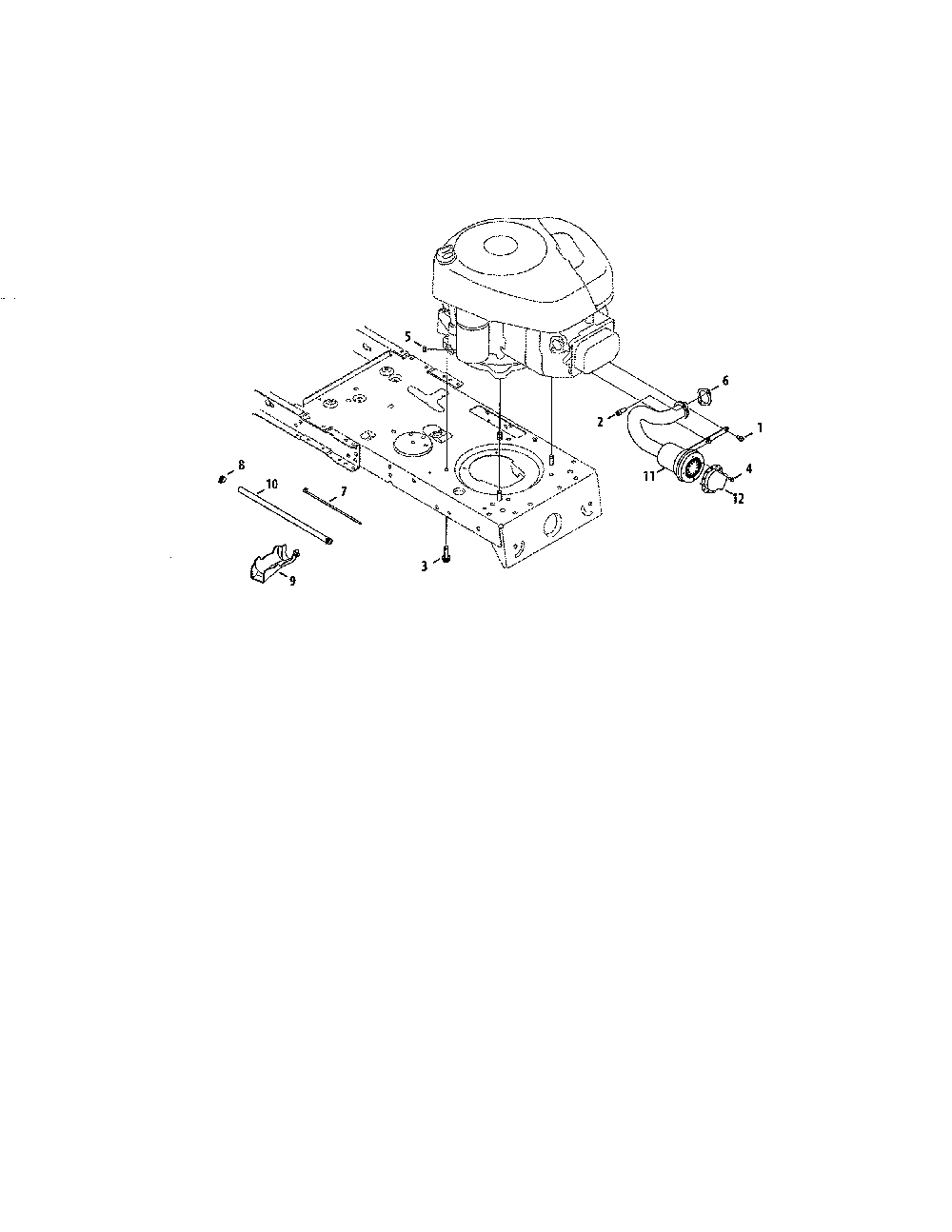 Intek twin Diagram and Parts List for 13WC76LF031  MTD Lawn Tractor