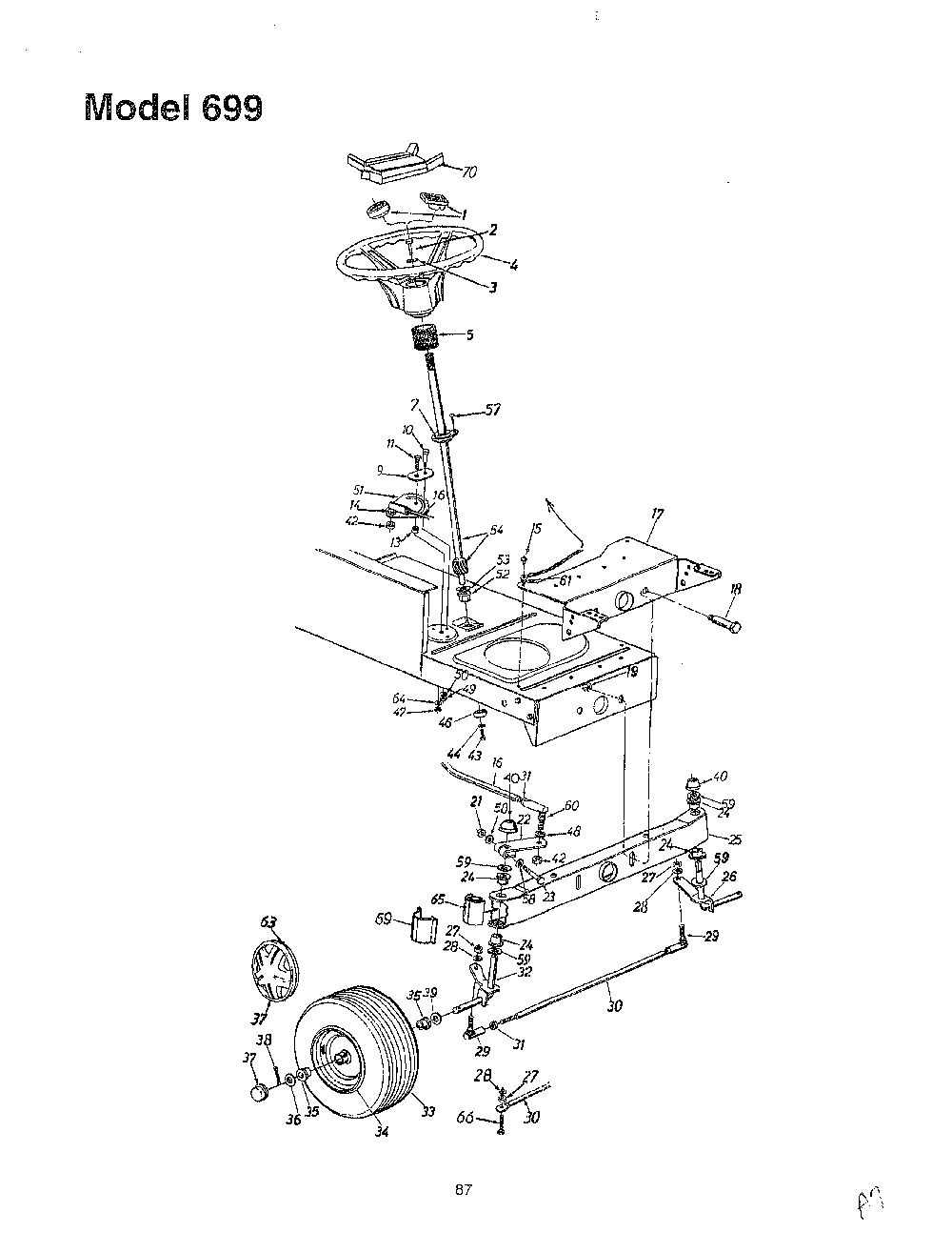 Engine/electrical page 4 Diagram and Parts List for SKU3204601  MTD Lawn Tractor