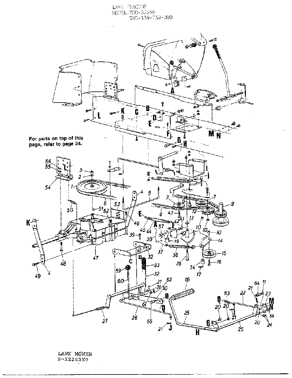 Lawn tractor page 5 Diagram and Parts List for 33566  MTD Lawn Tractor
