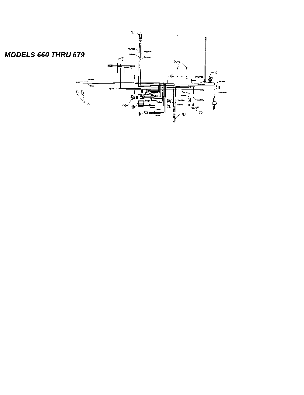 Kohler - wiring Diagram and Parts List for 13AQ675G062  MTD Lawn Tractor