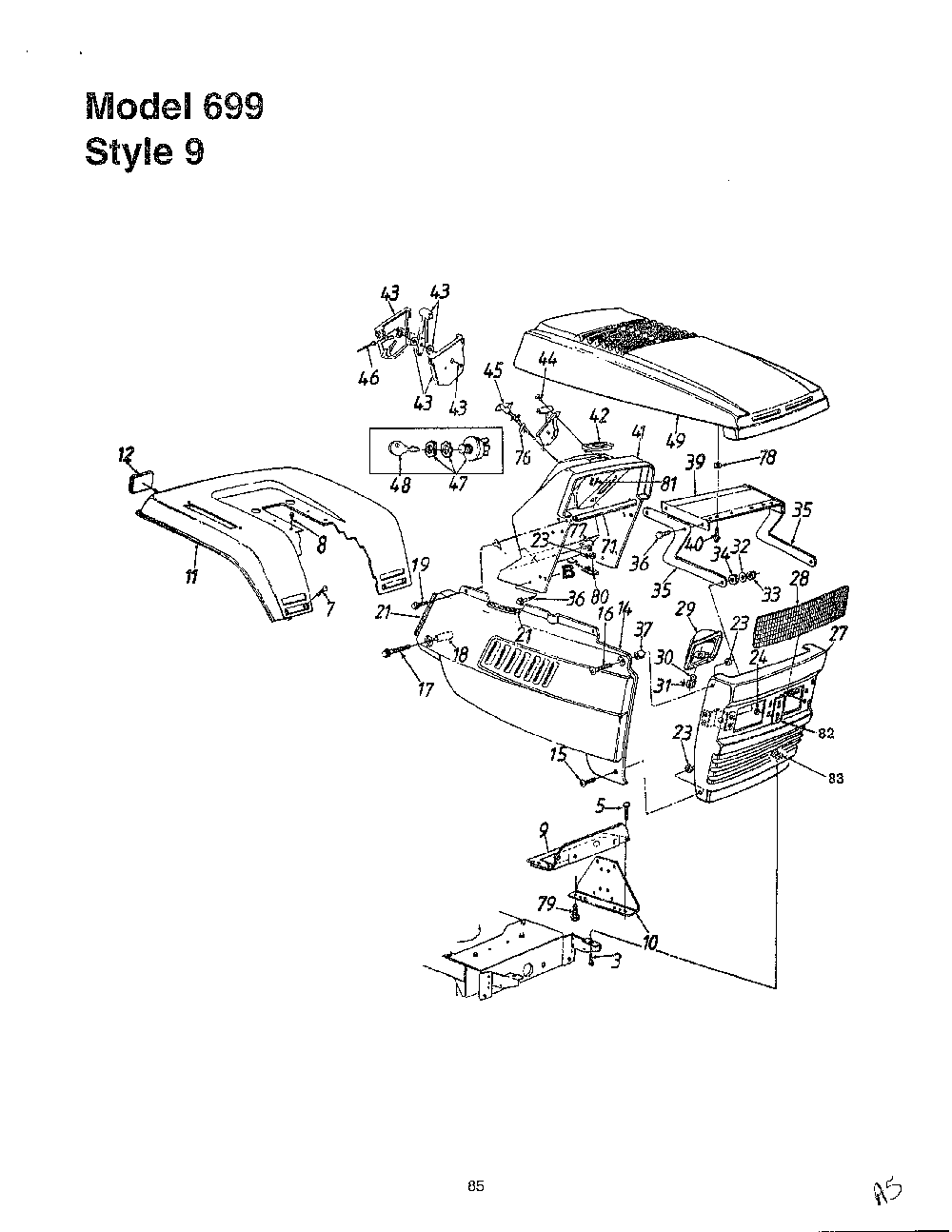 Engine/electrical page 2 Diagram and Parts List for SKU3204601  MTD Lawn Tractor