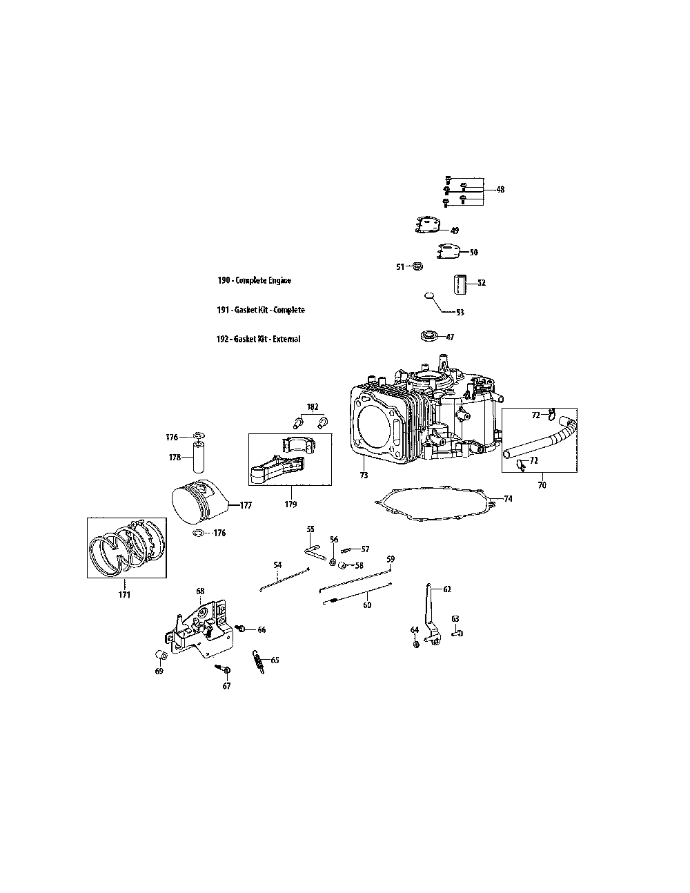 OEM MTD 919-05022A Crankcase - eReplacementParts.com