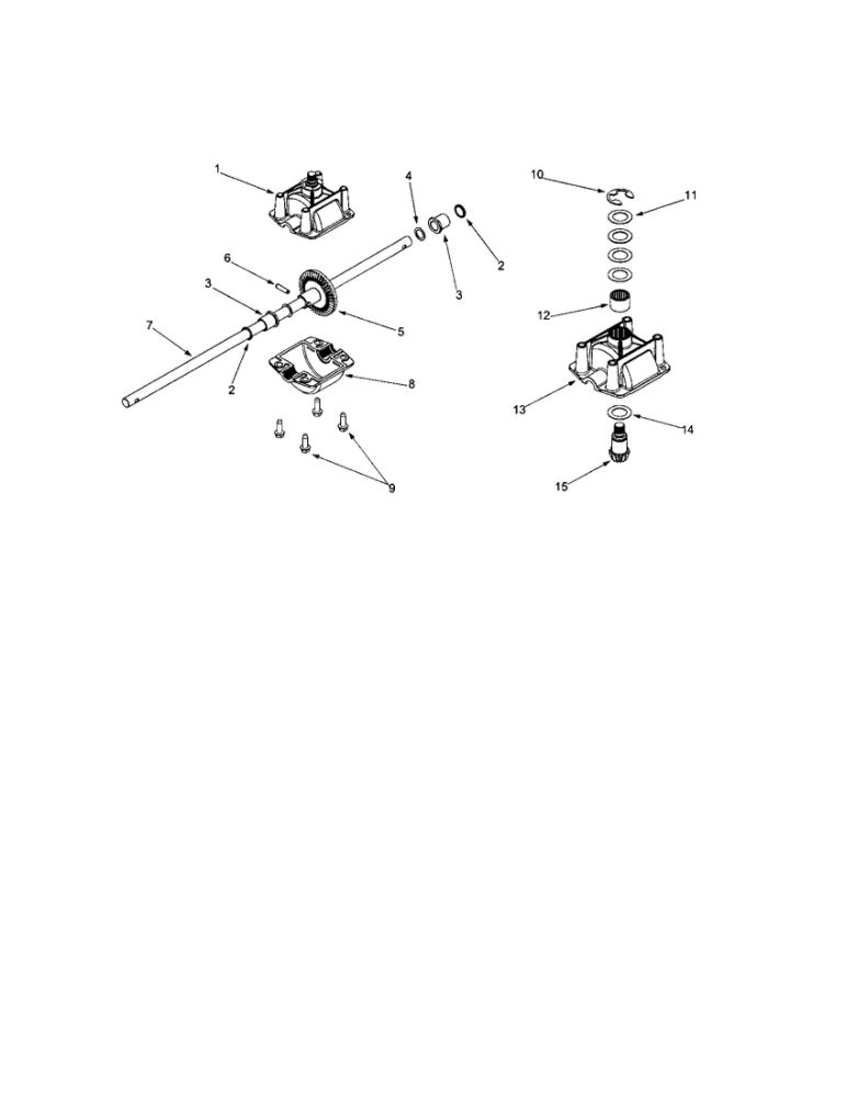 Upper Housing Assembly Diagram and Parts List for 260 THRU 279 MTD Lawn Mower
