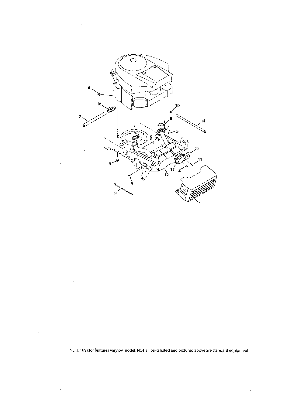Intek twin Diagram and Parts List for 13AX775H031  MTD Lawn Tractor