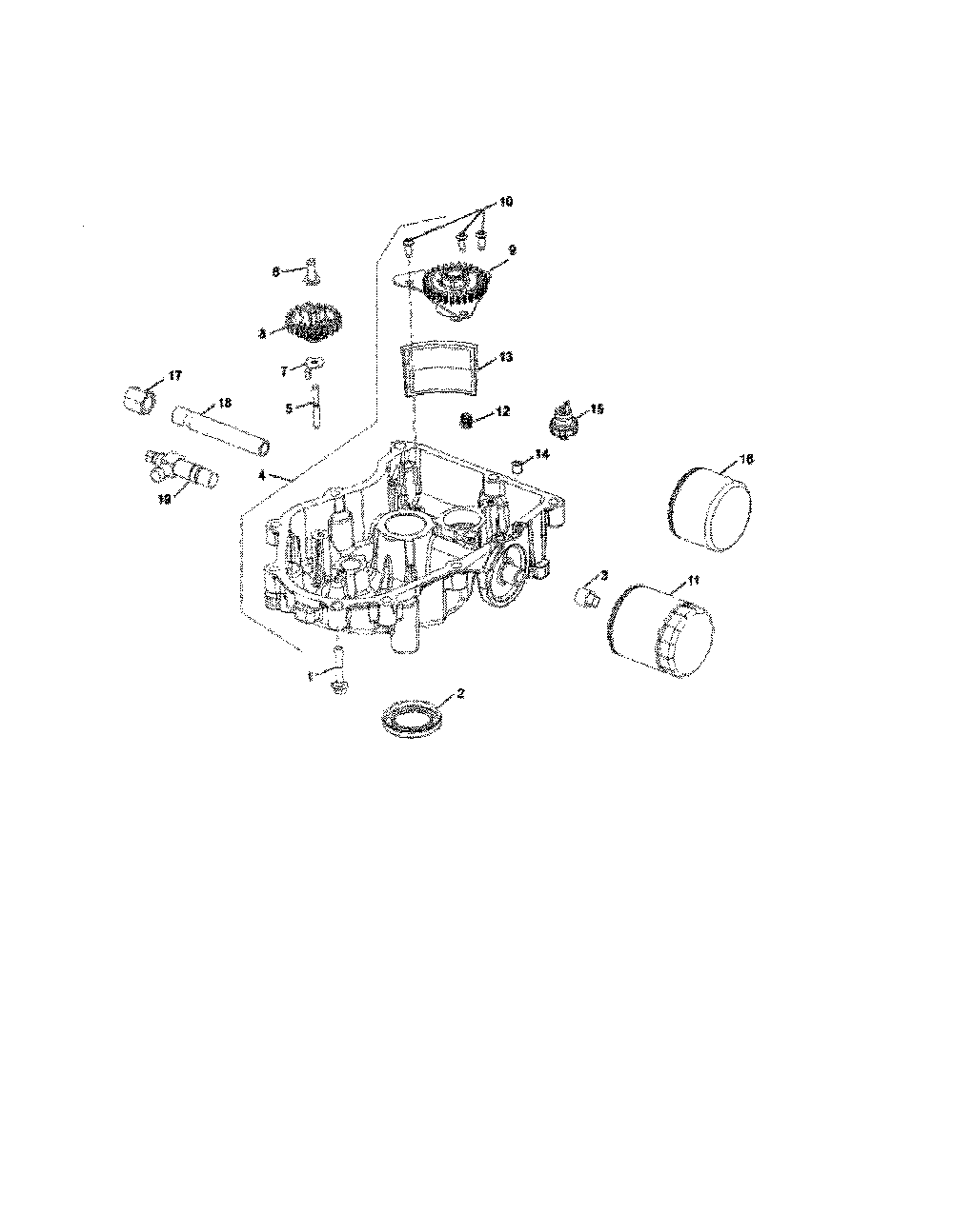 Lubrication Diagram and Parts List for 17BSDALD099  MTD Lawn Tractor
