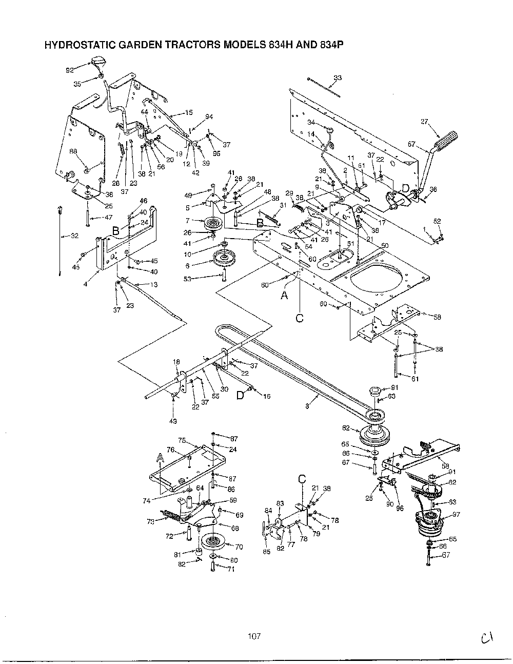 Deck p page 12 Diagram and Parts List for SKU3401606  MTD Lawn Tractor