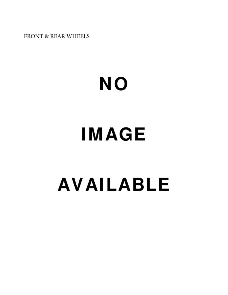 Front And Rear Wheels Diagram and Parts List for 13AC77XY093 2020 MTD Lawn Tractor