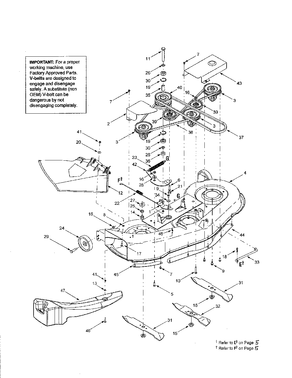 Spindle assembly / deck brake Diagram and Parts List for 13AM660F700  MTD Lawn Tractor