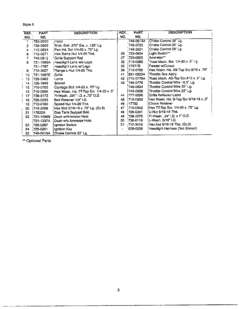 Hood/Grille/Fender/Dash 2 Diagram and Parts List for 690  MTD Lawn Tractor
