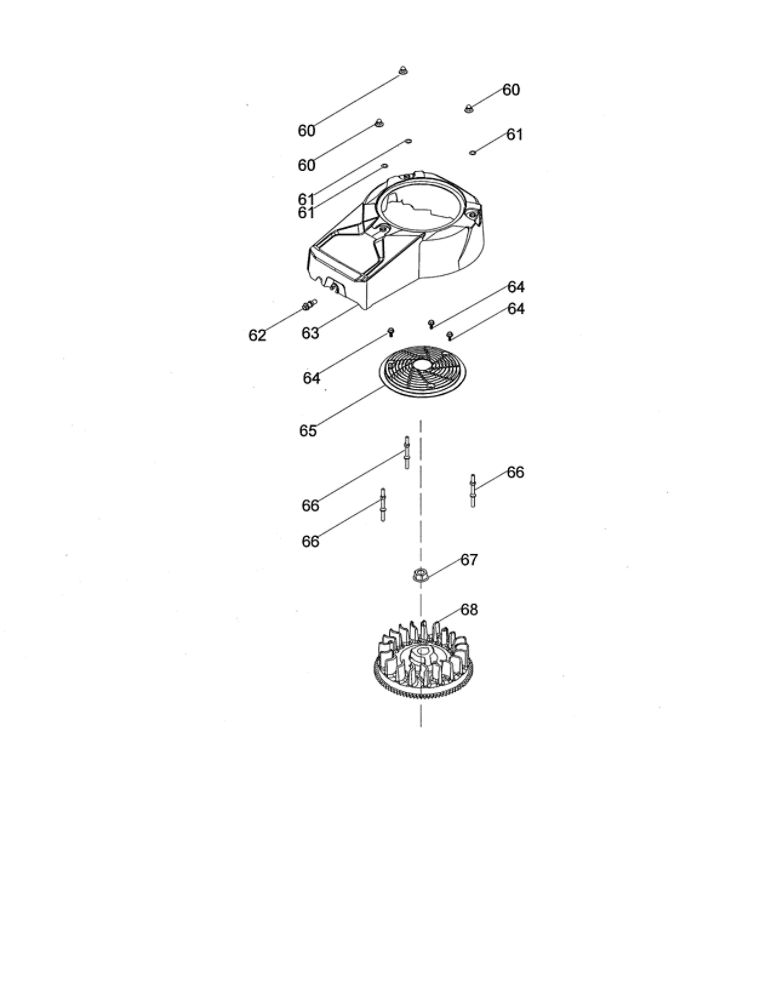 Shroud Diagram and Parts List for 7T84JUA  MTD Engine