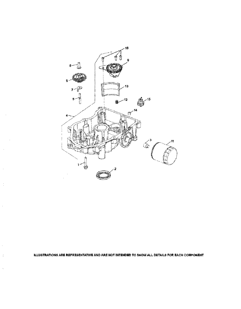 Lubrication Diagram and Parts List for 17BSDALC099  MTD Lawn Tractor