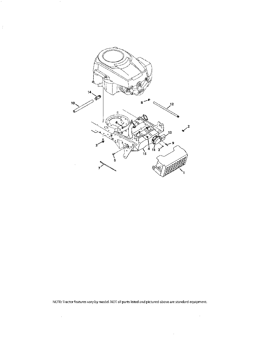 Kohler courage Diagram and Parts List for 769-05404  MTD Lawn Tractor
