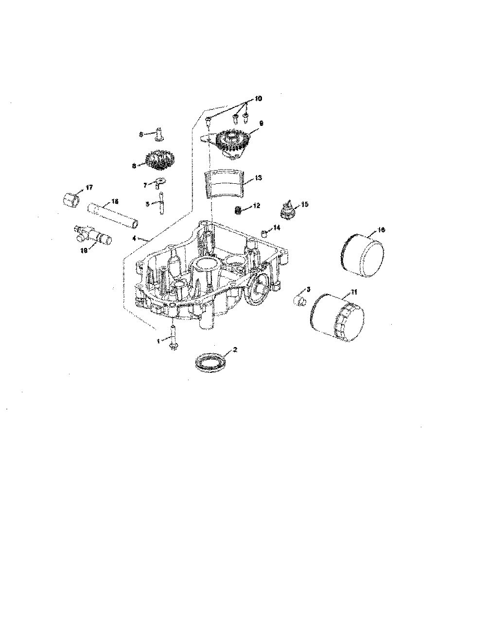 Lubrication Diagram and Parts List for 17ARCBDQ099  MTD Lawn Tractor