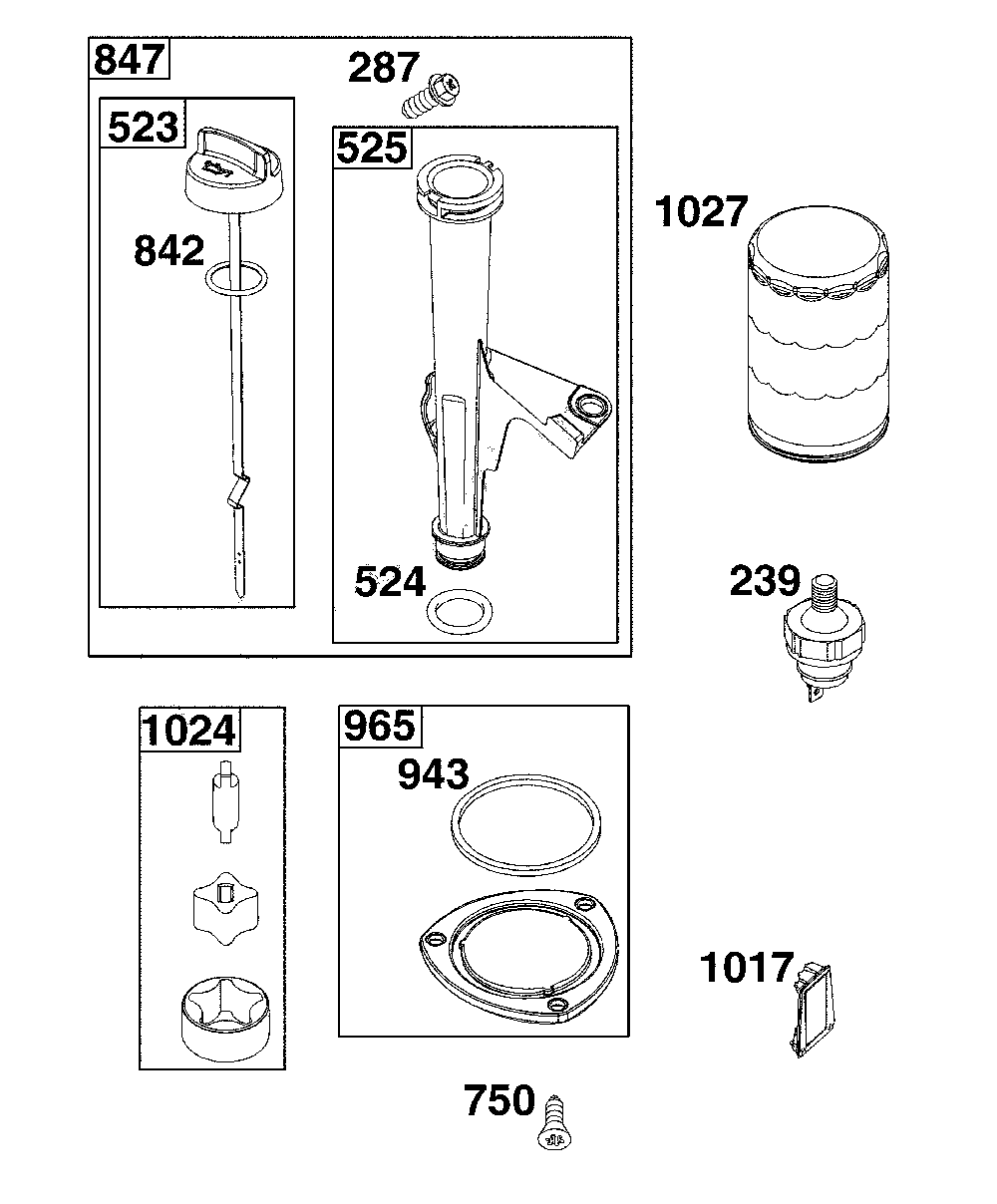 Lubrication Diagram and Parts List for 17ADFACQ093  MTD Lawn Mower