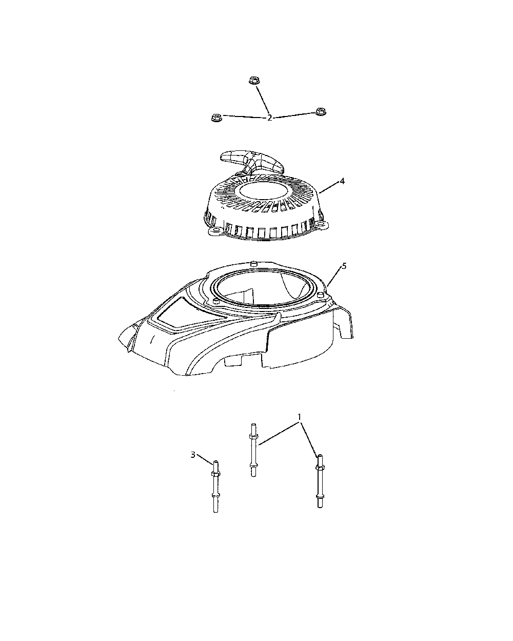 Manual start 880-010651 Diagram and Parts List for 11A-A0MA799  MTD Lawn Mower