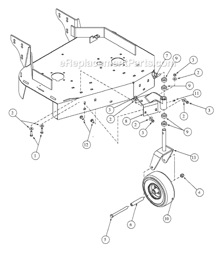 Page C Diagram and Parts List for G1336 55AE200R718 MTD Lawn Mower