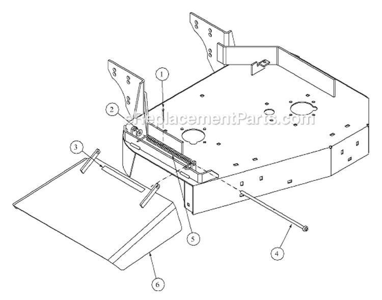 Page D Diagram and Parts List for G1336 55AE200R718 MTD Lawn Mower